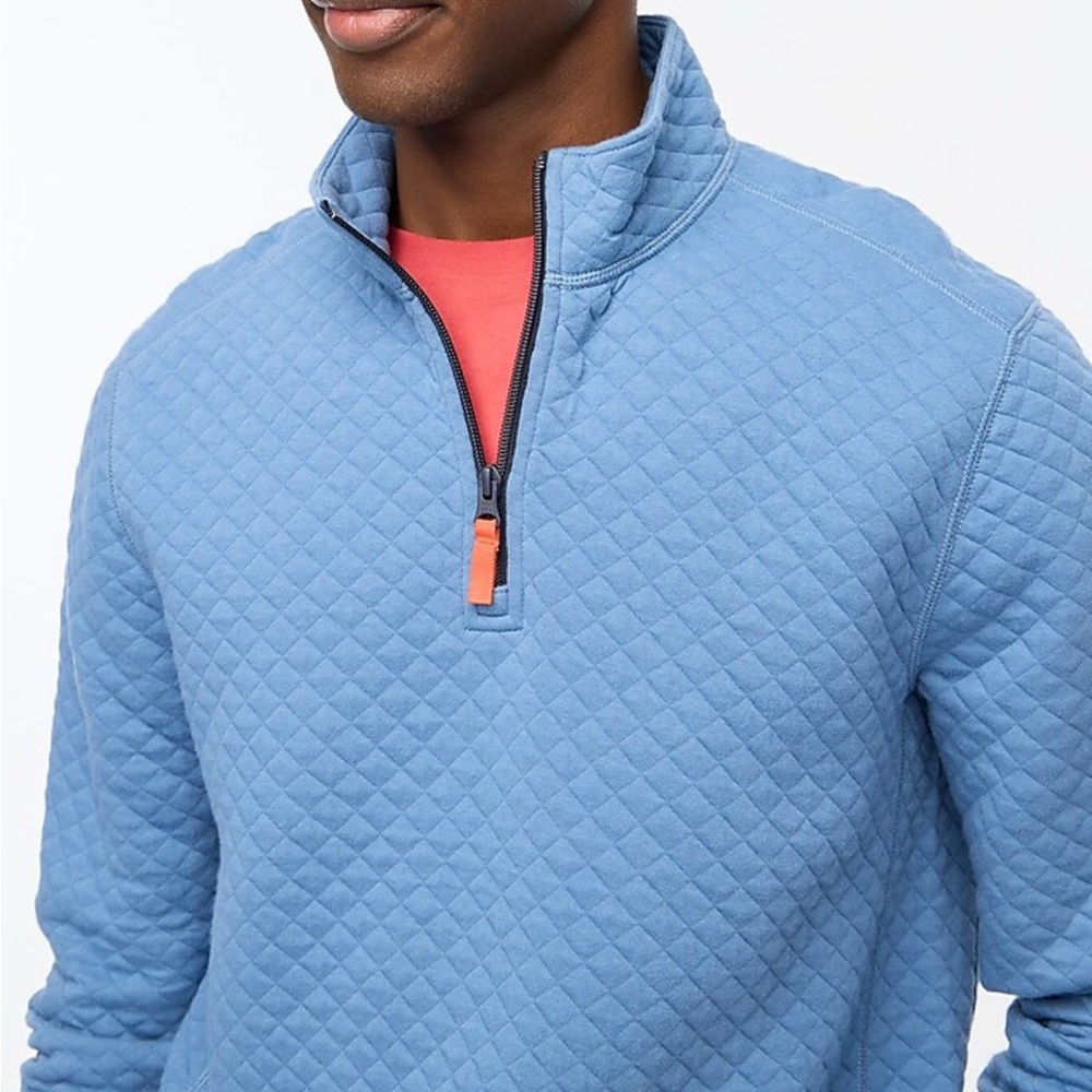 Jcrew Quilted fleece  Half-Zip Pullover size xl